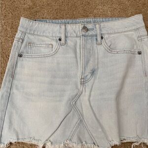 American Eagle Outfitters Light Blue Denim Mini Skirt